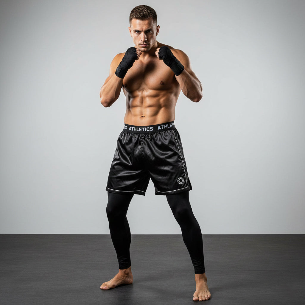 2-in-1 Pro Fight Shorts with Compression Leggings (Customizable)