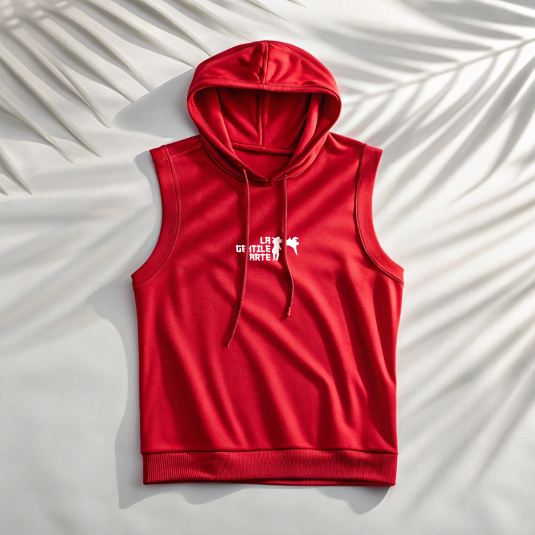 Men's Performance Hooded Sleeveless Hoodie Tank Top